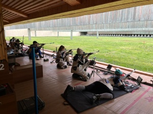 Bullet shooting training camp is held in the city of Gabala (Azerbaijan)